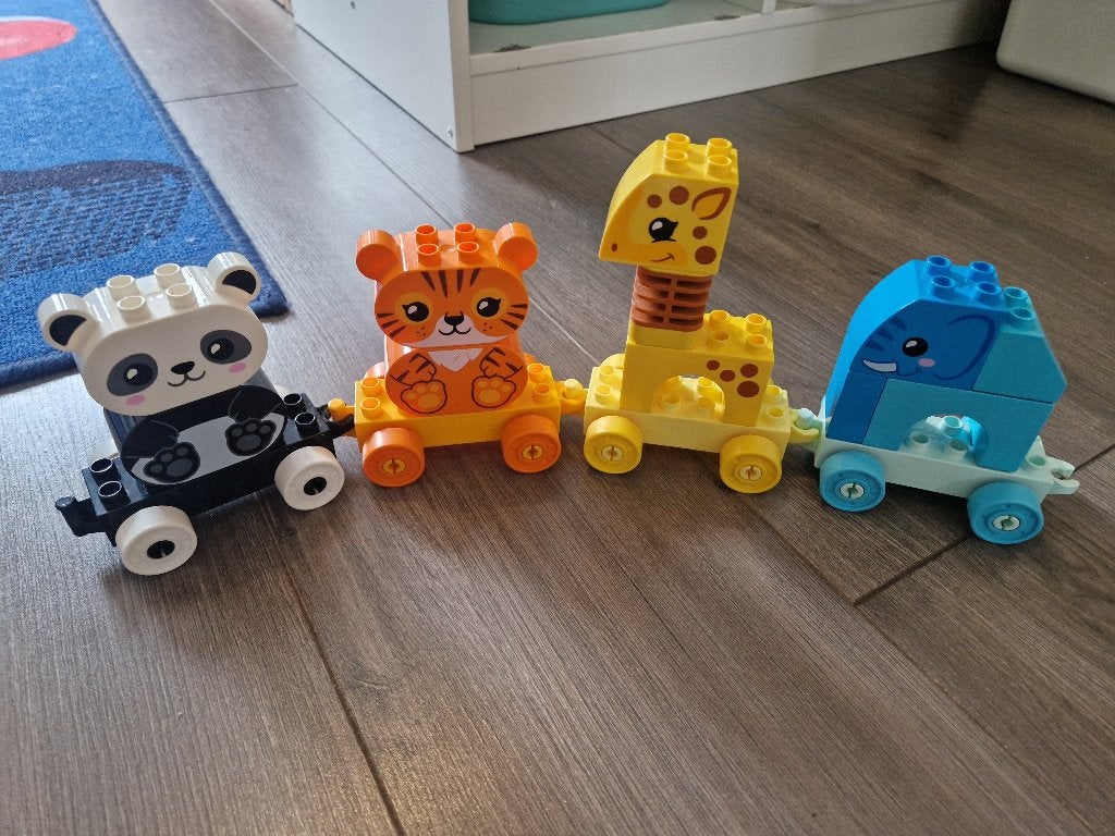 LEGO DUPLO Dierentrein (10955), Ophalen, Zo goed als nieuw, Duplo