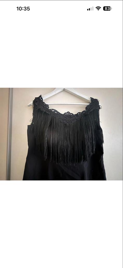 Elegante Zwarte Gala/Avondjurk Abiye Maat 48, Galajurk, Zwart, Maat 46/48 (XL) of groter, Ophalen of Verzenden