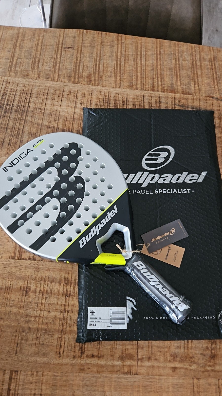 Bullpadel Indiga CTR control padel racket nieuw, Ophalen of Verzenden, Nieuw