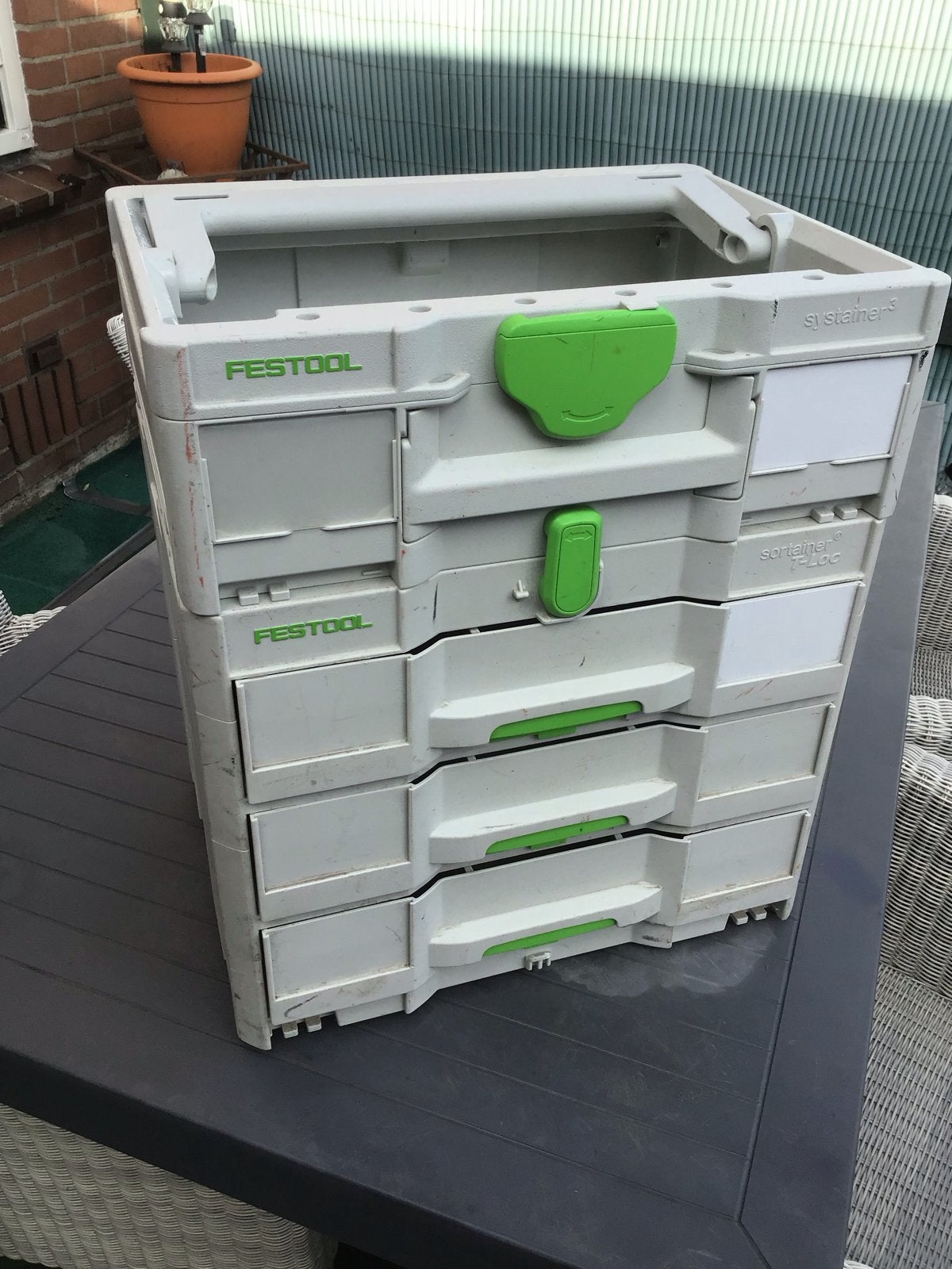 Festool Sortainer T-Loc Systainer3 met 3 lades, Ophalen, Gebruikt, Gereedschapsopslag, Festool
