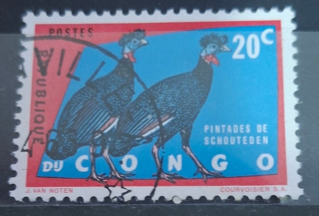 Congo Postzegel (B3-P31), Ophalen of Verzenden, Overige landen, Gestempeld