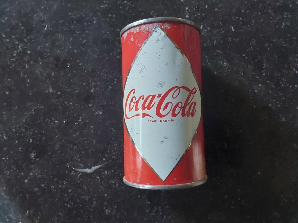Coca Cola Blik New York 1960, Ophalen of Verzenden, Gebruikt, Gebruiksvoorwerp