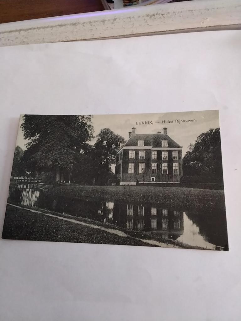 BUNNIK.  HUIZE. RIJNAUWEN, Ophalen of Verzenden, Voor 1920, Gelderland