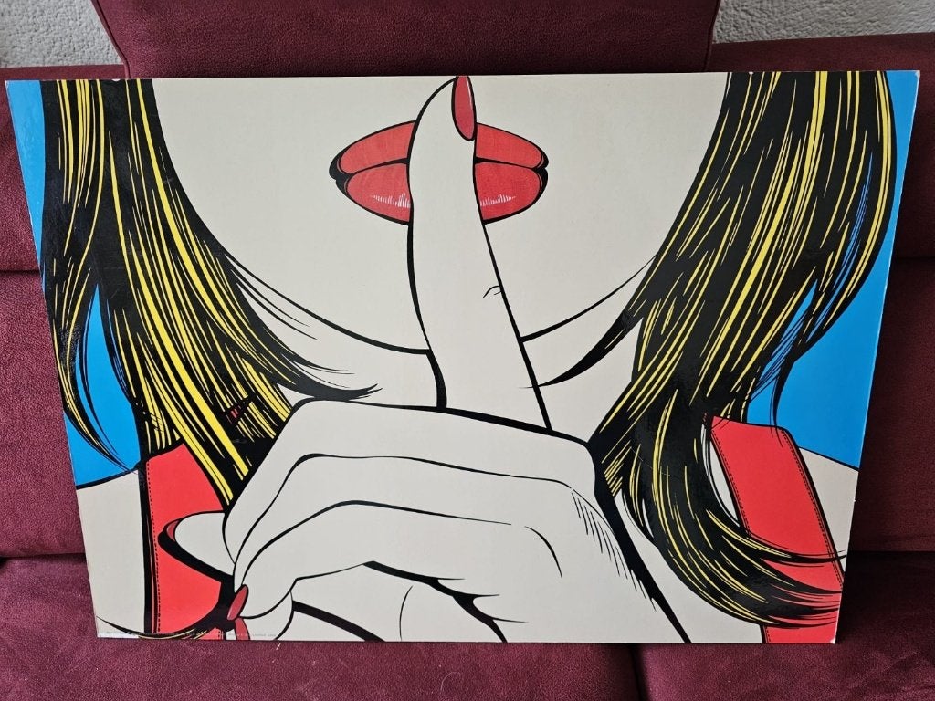 % Vintage Solmyra ikea popart poster no 1, Ophalen, Gebruikt, Rechthoekig Liggend, A1 t/m A3