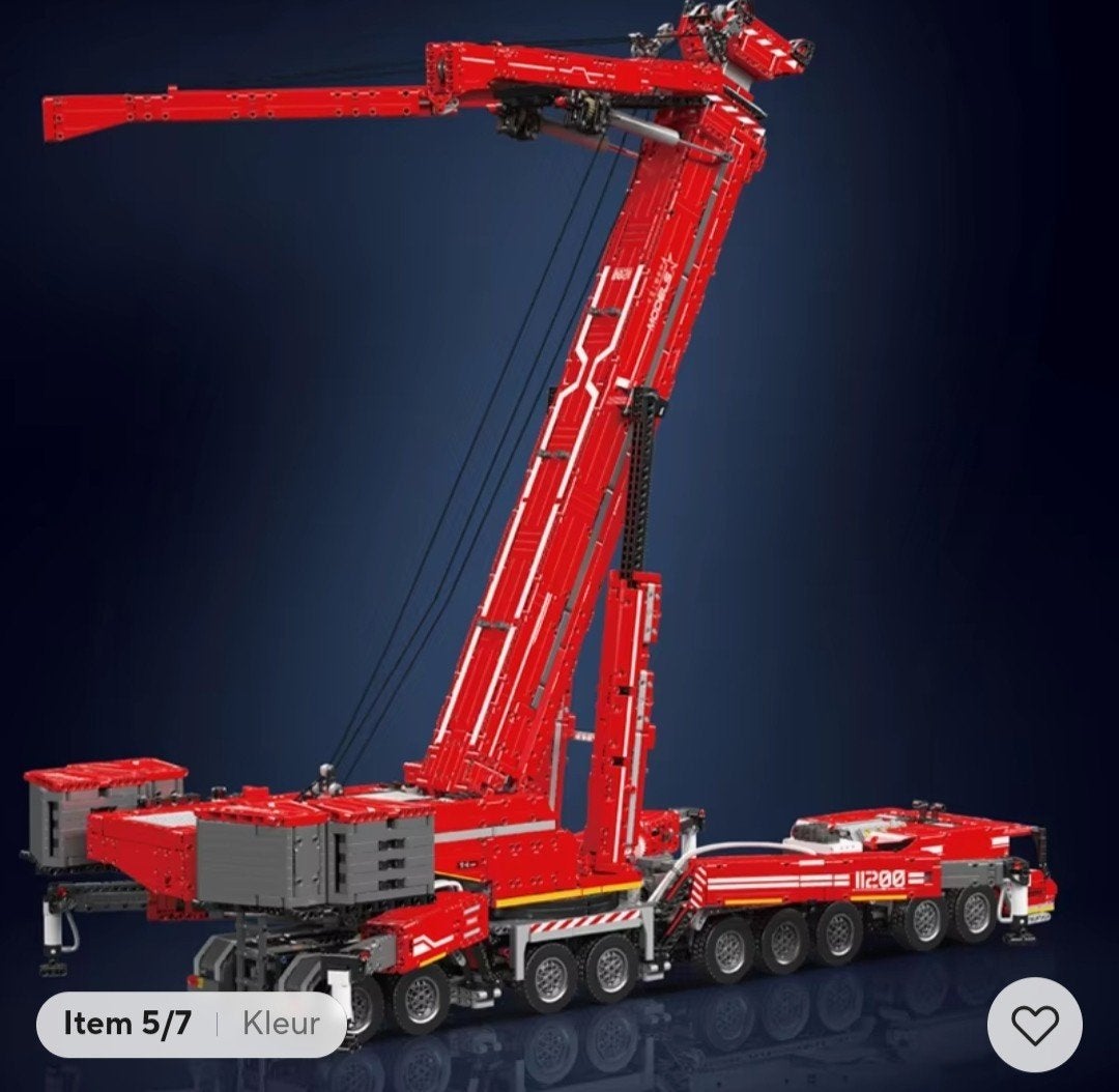 Mould King 17008 Liebherr Kraan., Ophalen, Hijskraan, Tractor of Landbouw, Conrad