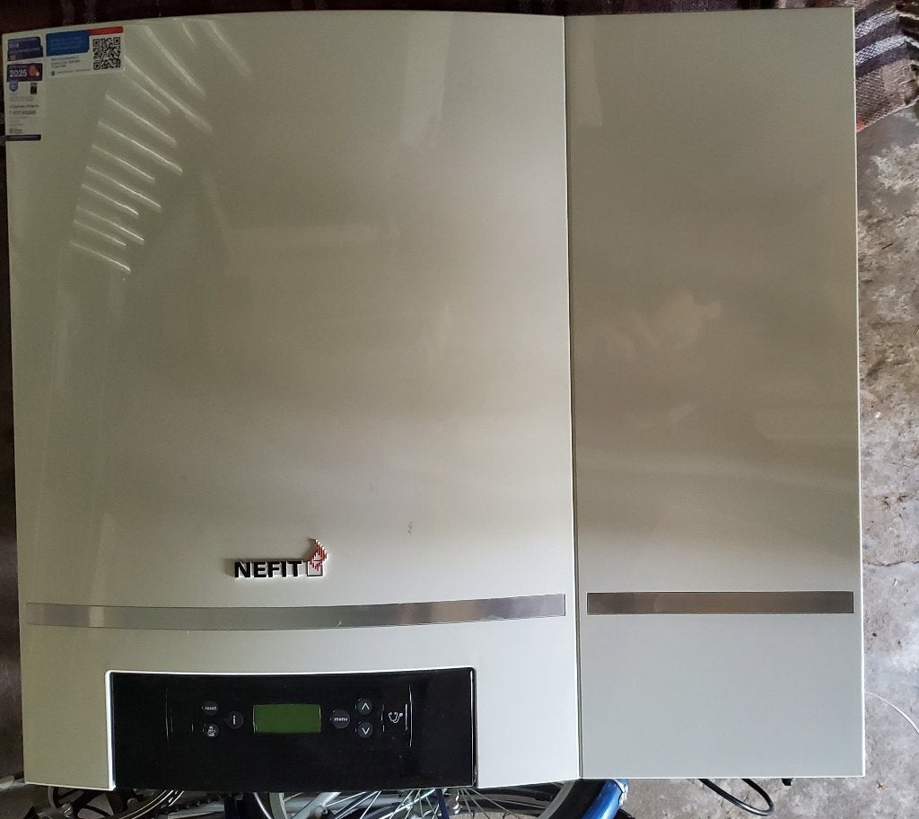 Nefit HR-combi toestel (Topline HRC 45/CW6) met thermostaat, Ophalen, 30 tot 80 cm, Gebruikt, Hoog rendement (Hr)