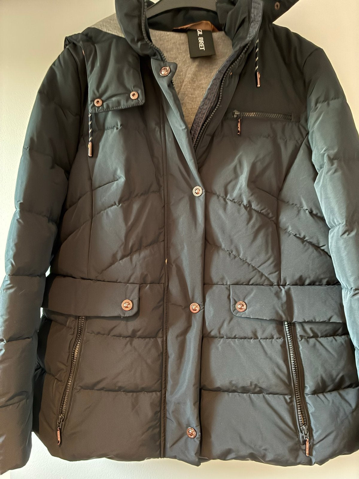 GIL BRET Dames Winterjas - Zwart, Maat M, Ophalen of Verzenden, Zo goed als nieuw, Maat 38/40 (M), Zwart