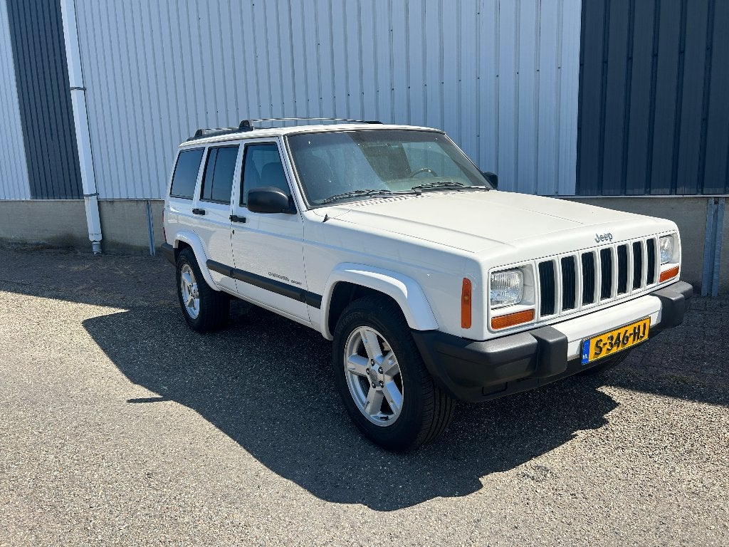 Jeep Cherokee 4.0 Automaat, Auto's, Startonderbreker, Wit, Cherokee, SUV of Terreinwagen