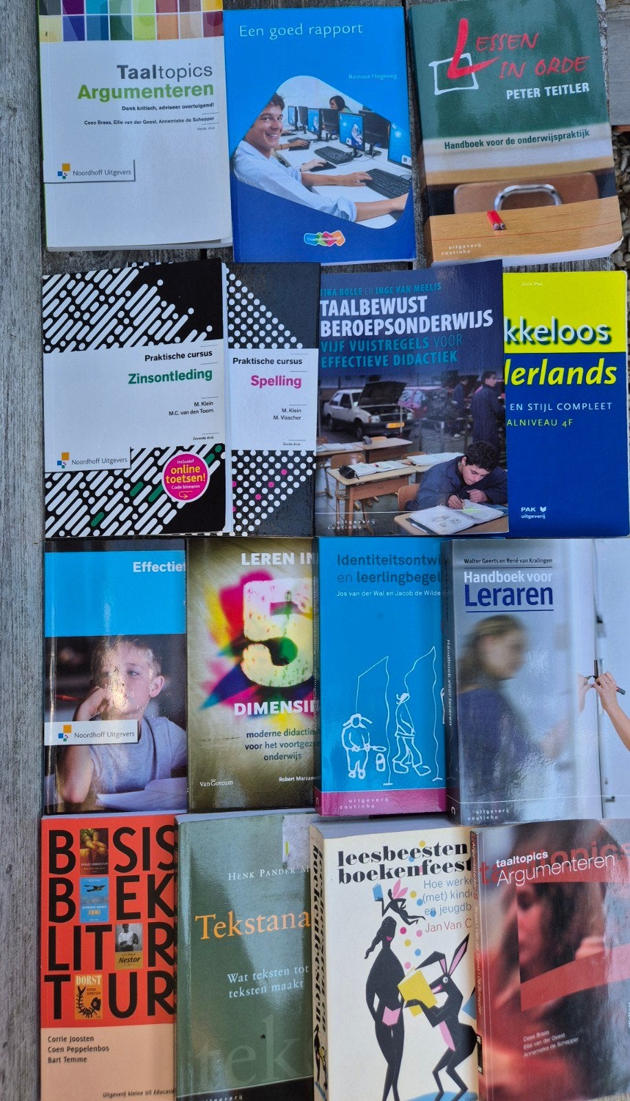 Studieboeken lerarenopleiding Nederlands (ook per stuk), Ophalen of Verzenden