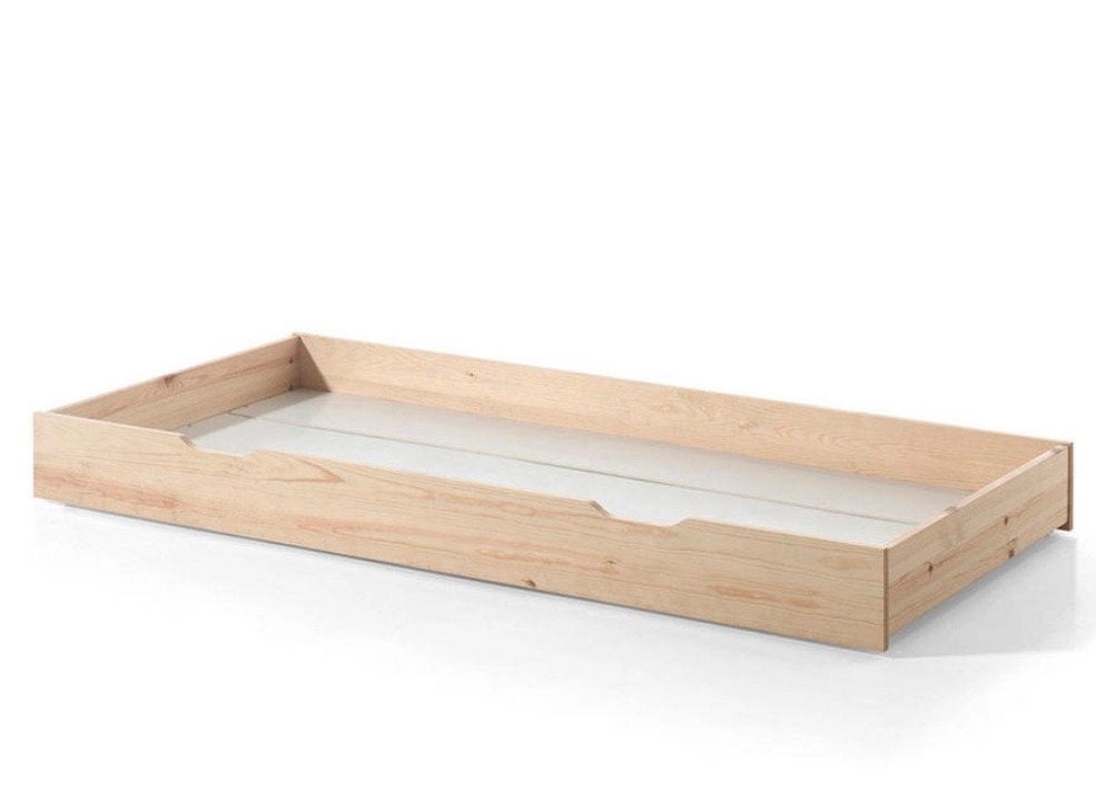 Grenen lade voor onder een bed - 94x198,5x19 cm, Ophalen, Gebruikt, Overige maten, 200 cm