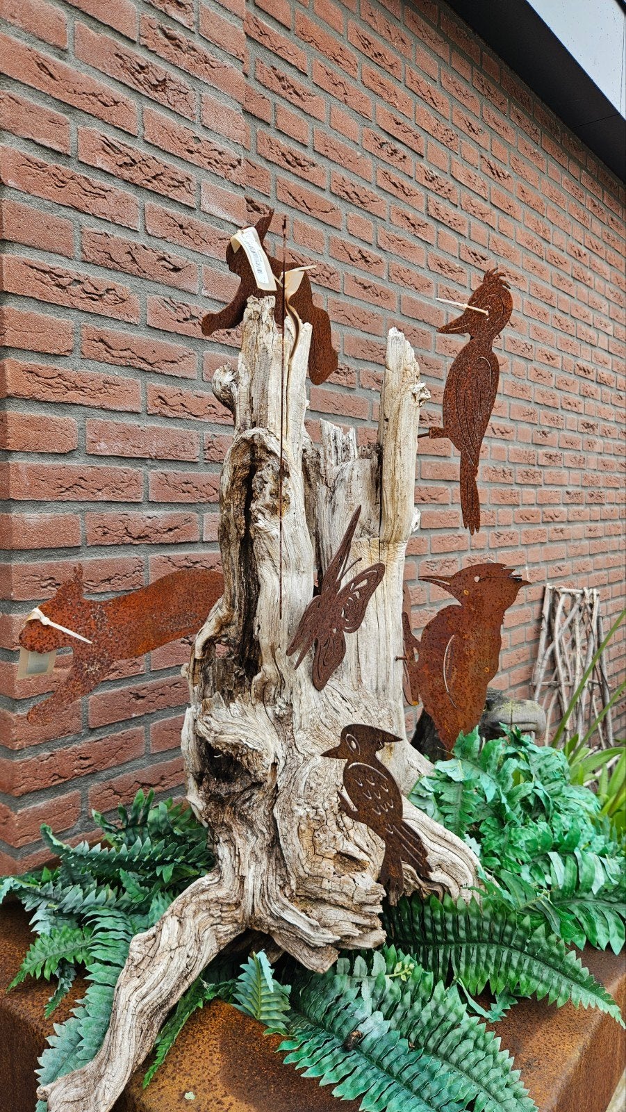 Roest stalen Specht Tuindecoratie, Ophalen of Verzenden, Nieuw