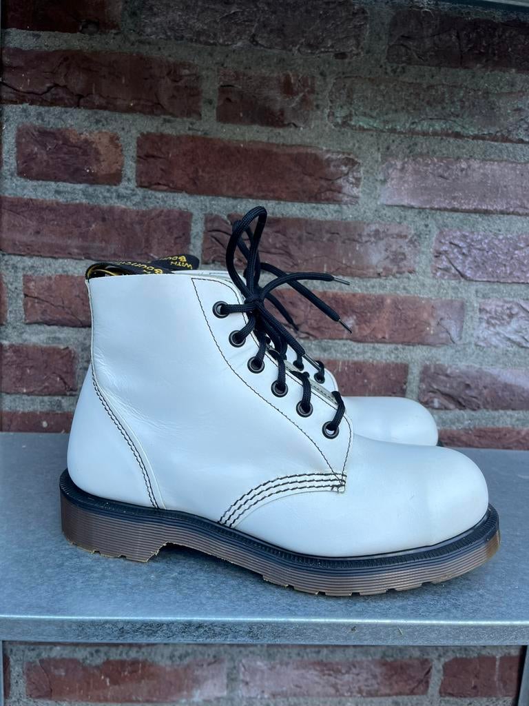 Dr. Martens 7711 MIE Steel toe maat Uk 5/ Eu 38, Dr. Martens, -, Wit, -