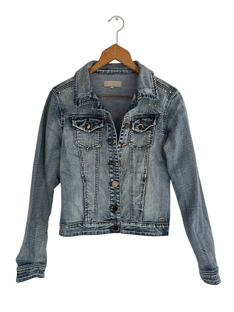 JoshV spijkervest XS, Blauw, Ophalen of Verzenden, Zo goed als nieuw, Maat 34 (XS) of kleiner