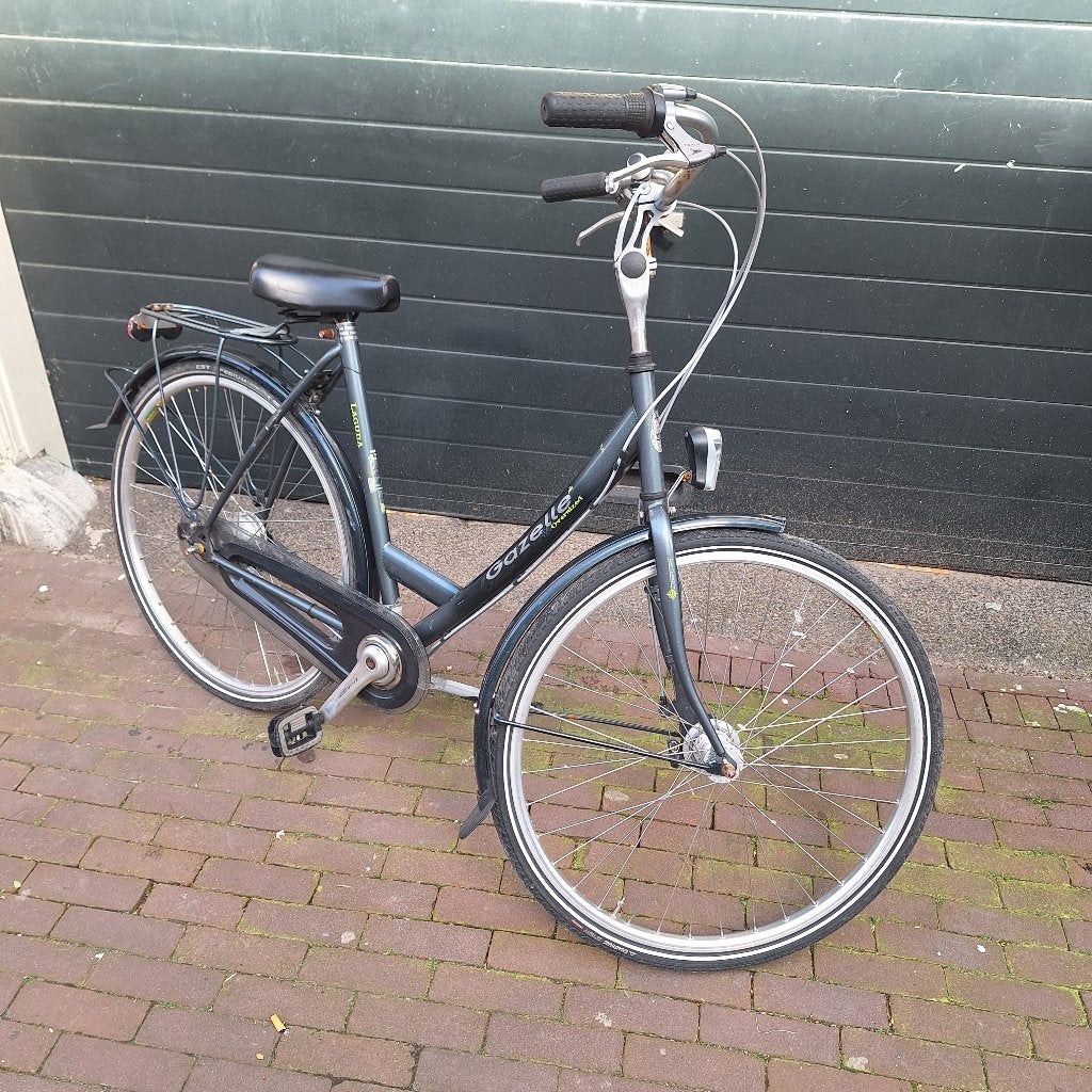 Gazelle Laguna Damesfiets met 7 Versnellingen en Handrem, Ophalen, -, -, Versnellingen