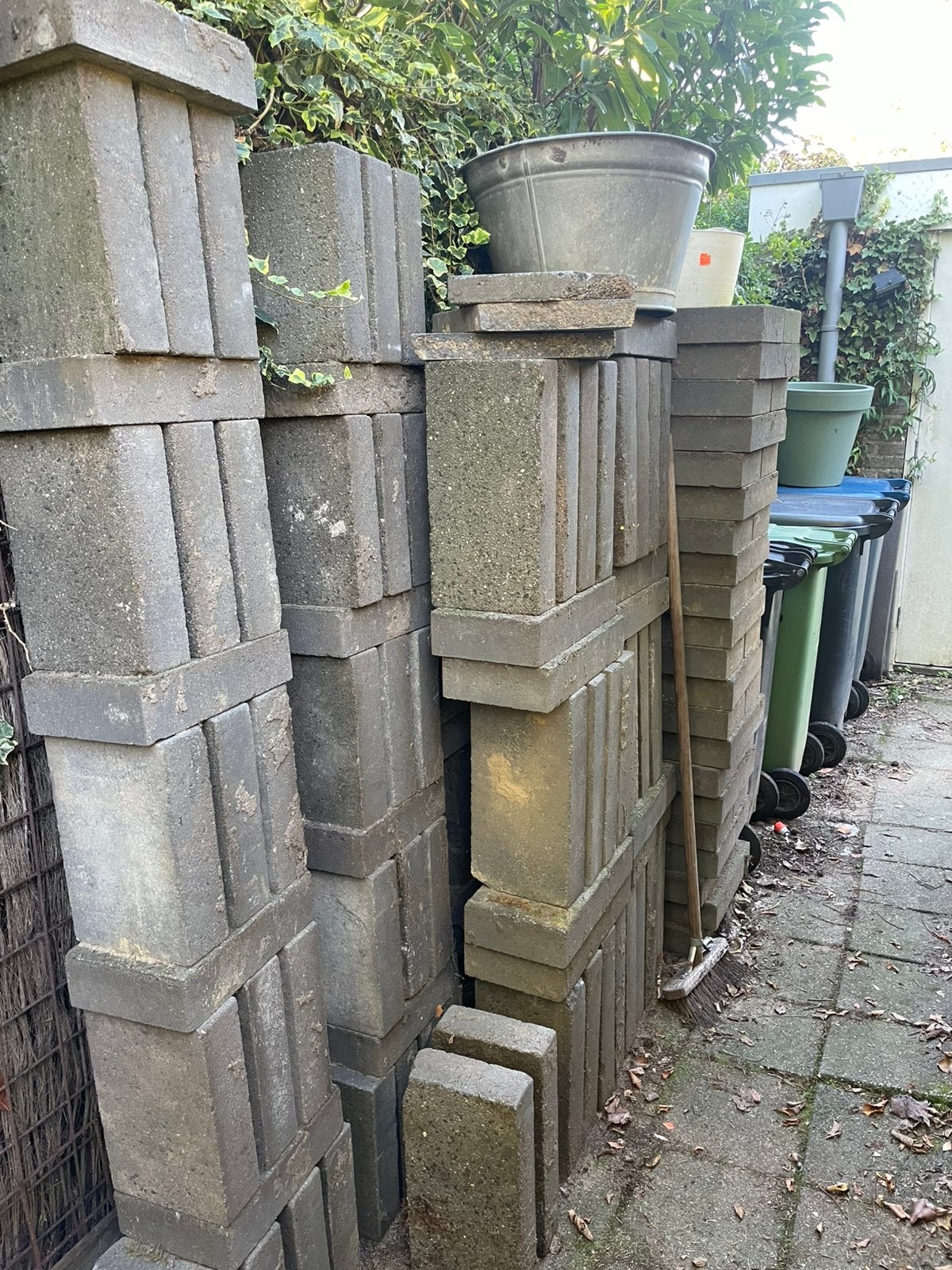 Mooie dikke terrastegels, Ophalen, Gebruikt, Composiet, 10 m² of meer