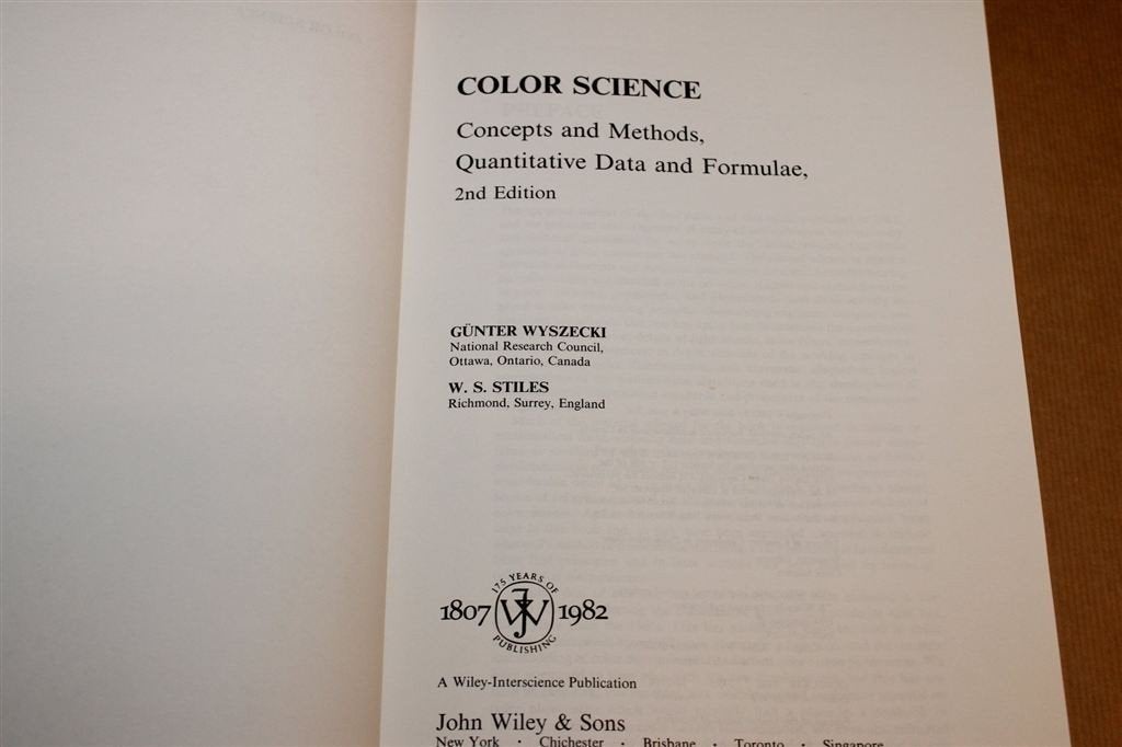 Color Science — Standaardwerk Kleurenleer en Colorimetrie, Ophalen of Verzenden, Alpha, Gelezen, WO