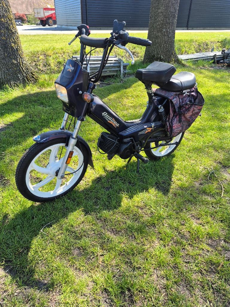 Tomos Quadro E-start, Fietsen en Brommers, Brommers | Tomos, Ophalen, Gebruikt, Quadro, Maximaal 25 km/u