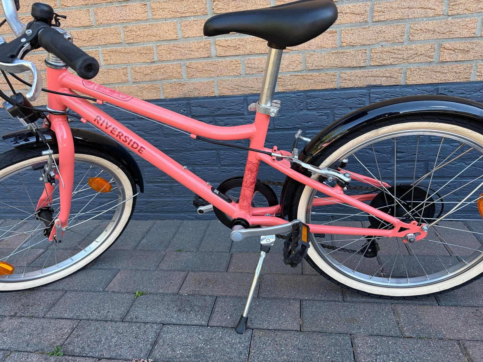 Riverside fiets - Amper gebruikt locatie belgie, Fietsen en Brommers, Ophalen, Velgrem, 20 inch, Handrem