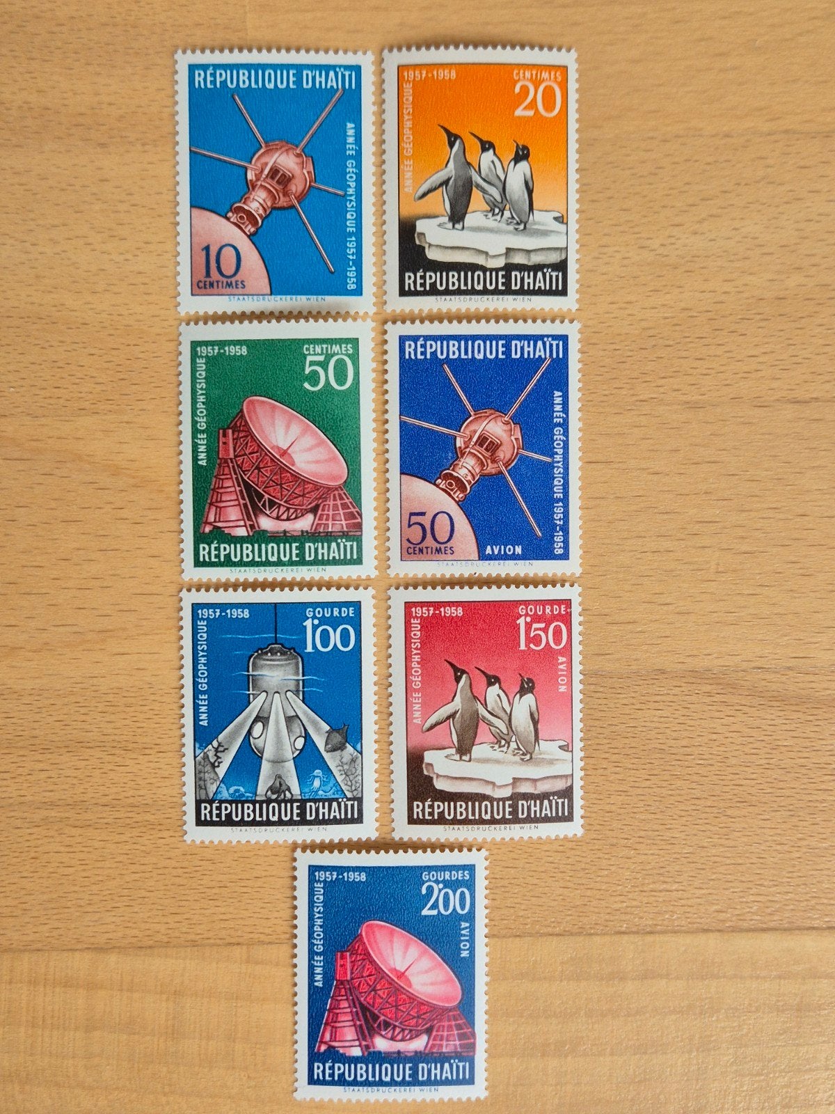 Haïti 1958 ruimtevaart, Ophalen of Verzenden, Postfris, Midden-Amerika