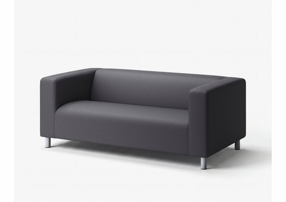 Klippan bank grijs, Ophalen, Gebruikt, 150 tot 200 cm, Tweepersoons