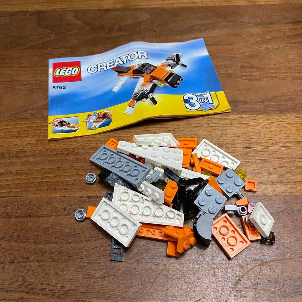 Lego 5762 Creator Mini vliegtuig, Ophalen of Verzenden, Gebruikt, Complete set, Lego