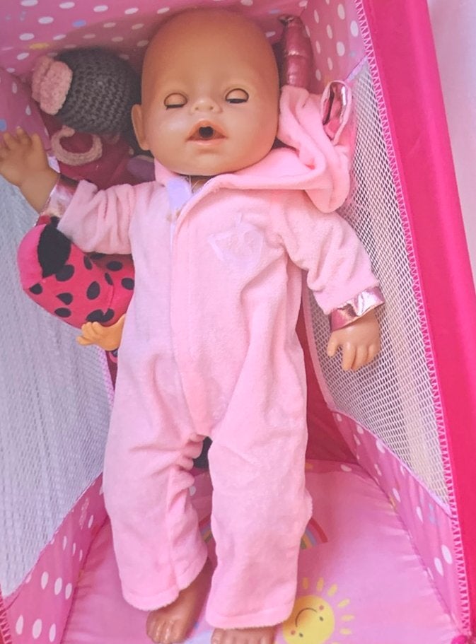 Baby born pop, Ophalen, Gebruikt, Babypop