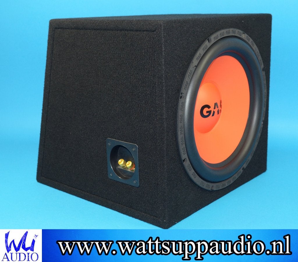 GAS Audio POWER MAD S1-124 12 inch subwoofer incl behuizing, Info@optimount.nl, Nieuw, Ophalen of Verzenden, Anholtseweg 48A 7091 HB DINXPERLO