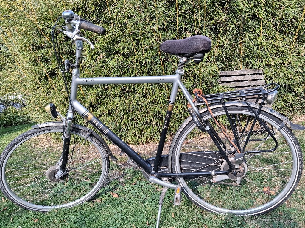 Fiets heren, Gebruikt, Versnellingen, 56 cm of meer, Schijfrem