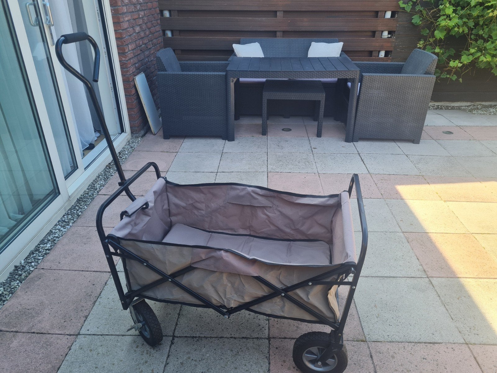 Opvouwbare bolderkar - Ideaal voor strand en camping, Ophalen, Opvouwbaar, Gebruikt