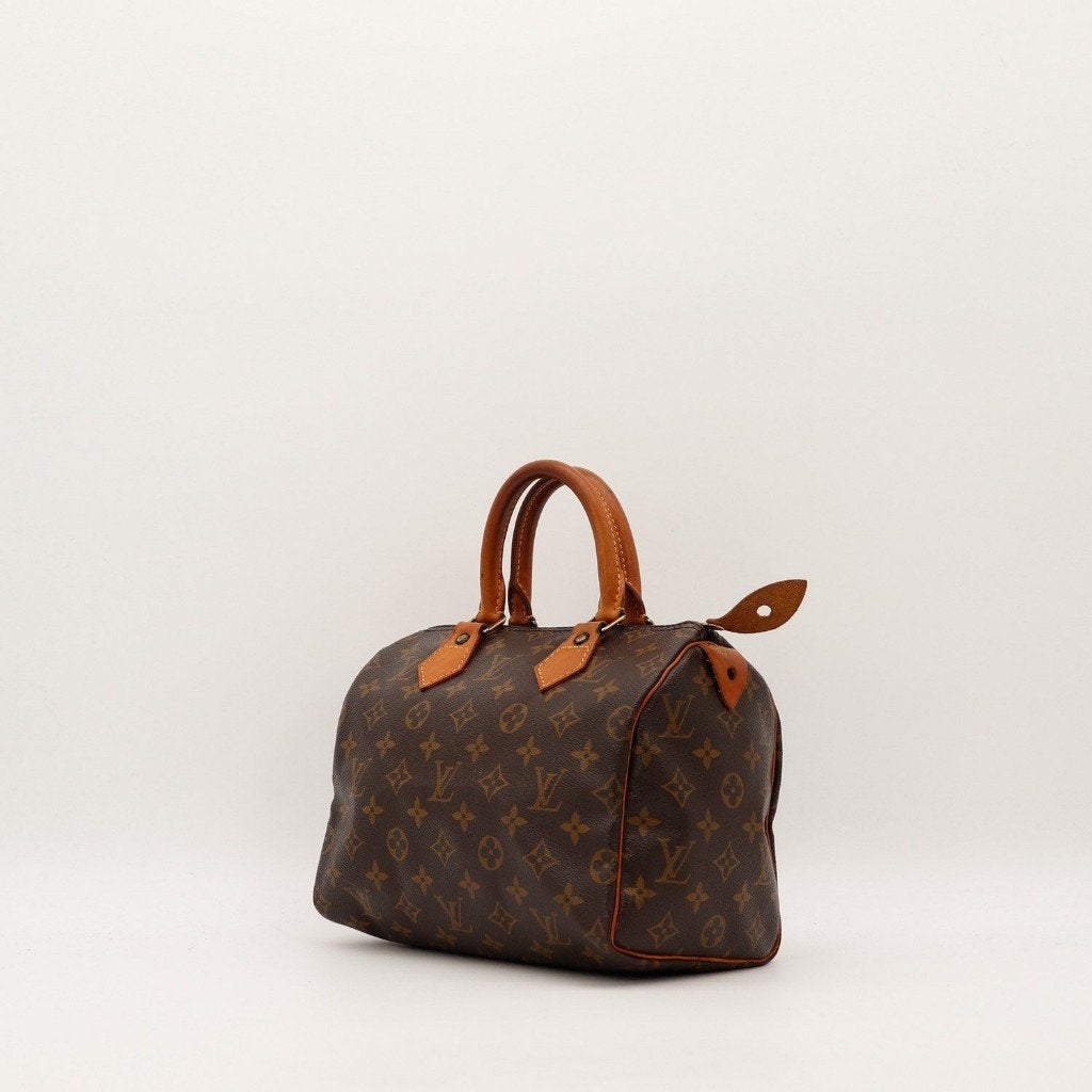 Louis Vuitton Speedy 25 handtas, Verzenden, Gebruikt, Bruin, Handtas