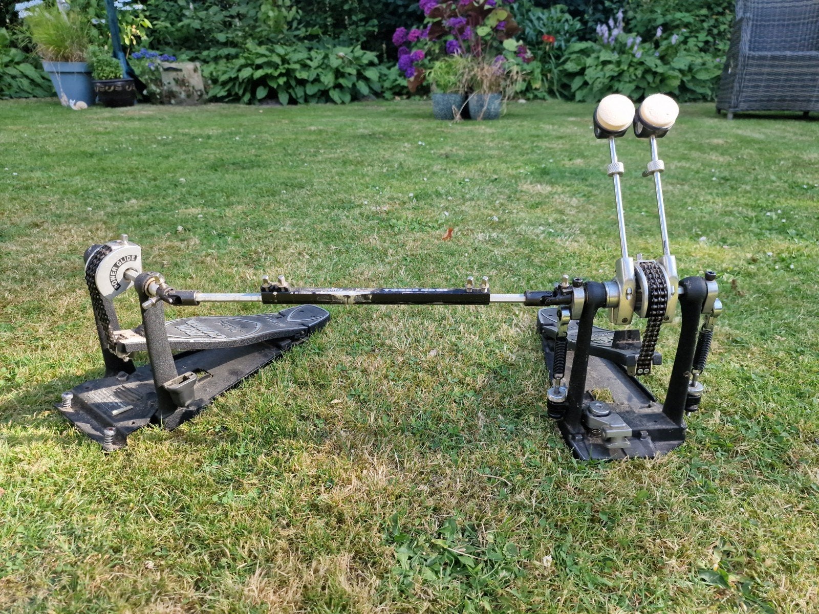 Tama Iron Cobra Power Glide Dubbel Basdrumpedaal Linkshandig, Muziek en Instrumenten, Ophalen of Verzenden, Gebruikt, Tama