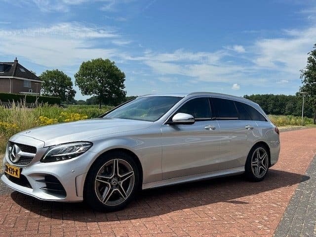 Mercedes-Benz C-Klasse C180 156pk 9G-TRONIC 2018 zilver, Auto's, Mercedes-Benz, Automaat, Euro 5, Achterwielaandrijving, 1800 kg
