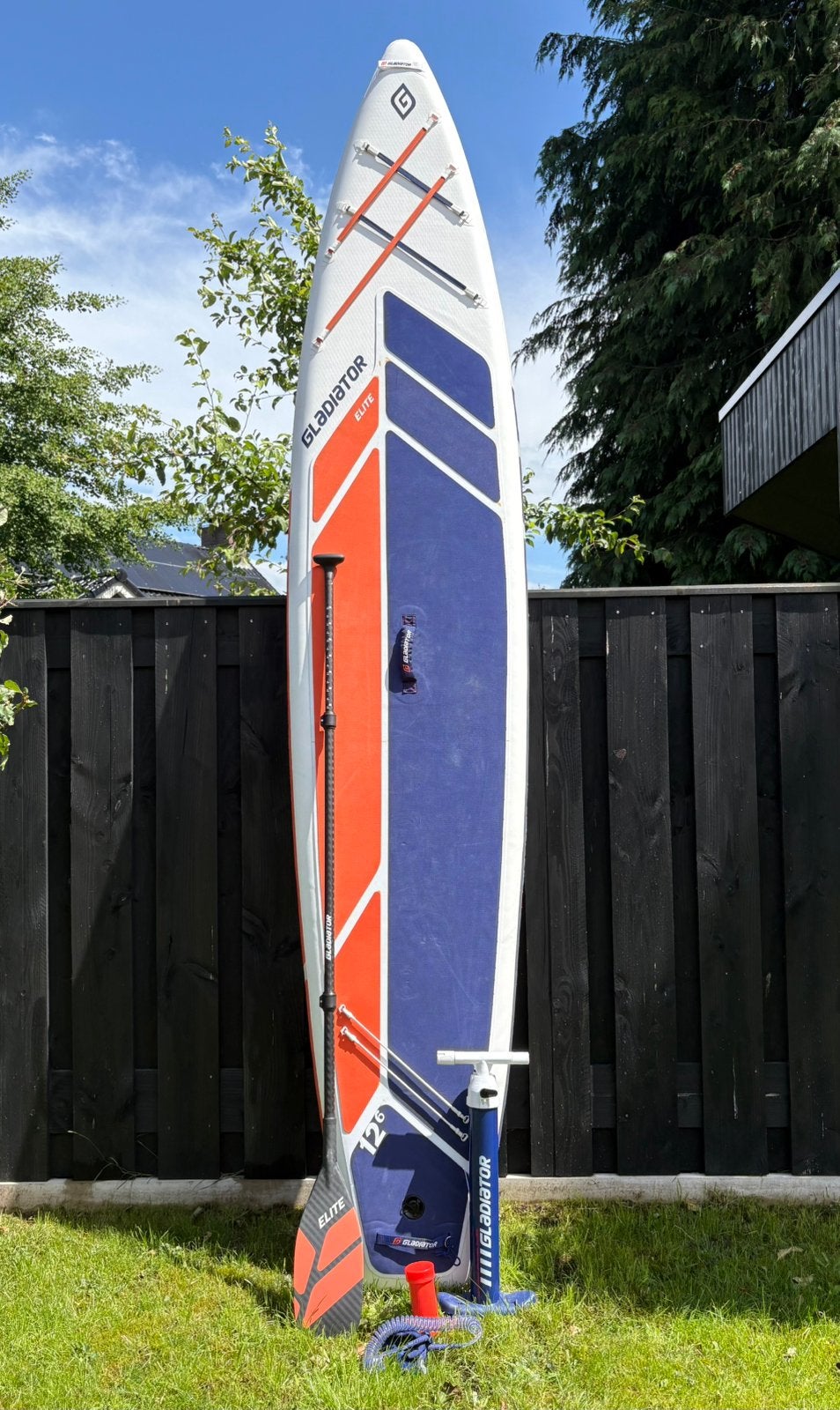 Gladiator Elite 12.6S supboard (384x76x15) zgan, Ophalen, Zo goed als nieuw, SUP-boards