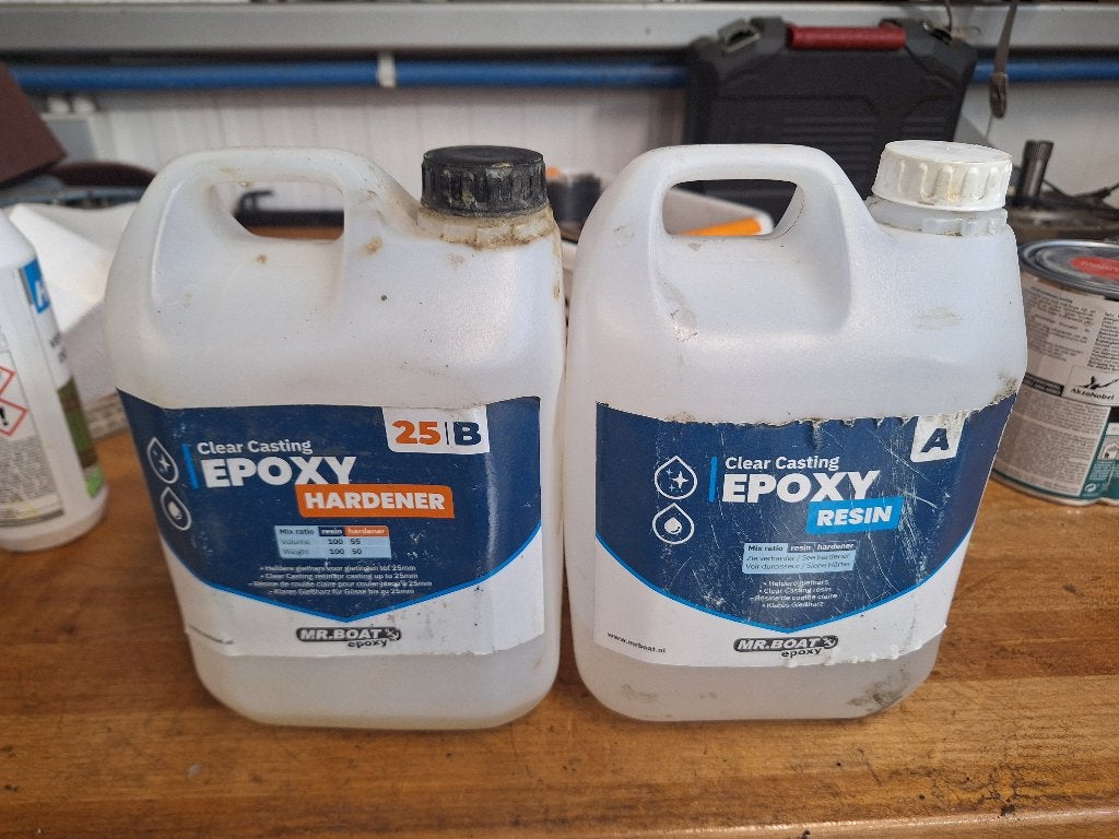 Epoxy hars / resin, Ophalen, Zo goed als nieuw