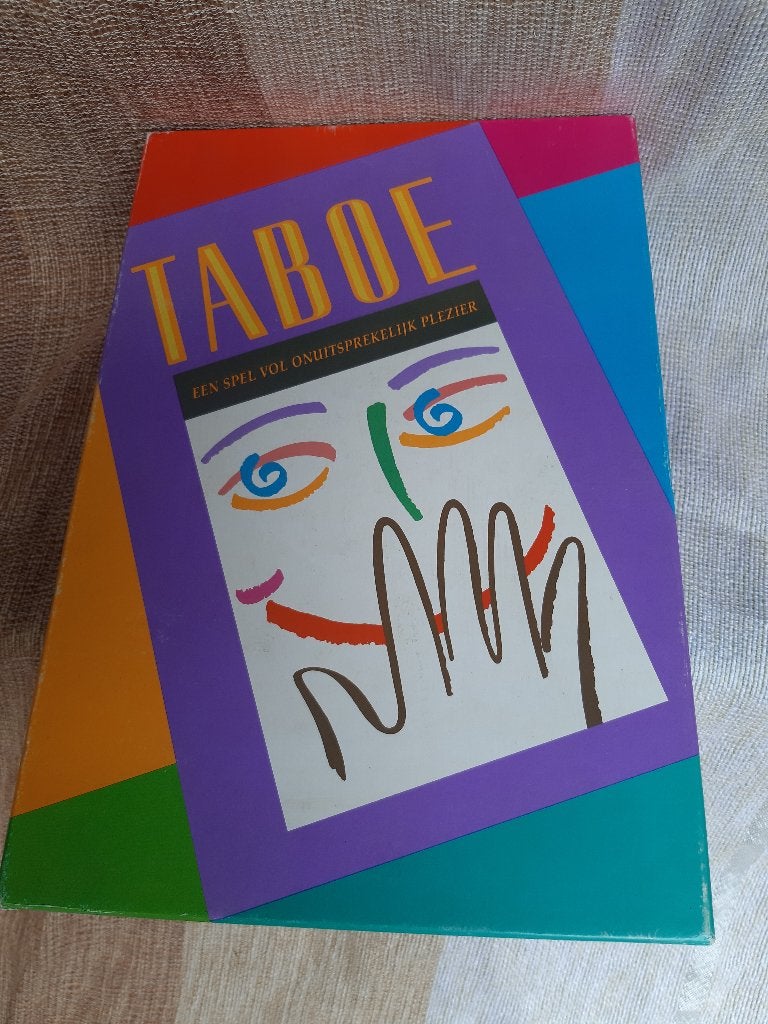 Taboespel van MB, Zeldzame vondst van Parker, Ophalen, Parker, Zo goed als nieuw, Een of twee spelers