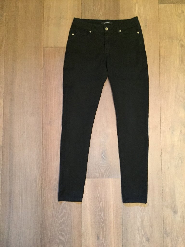 Repeat zwarte comfortabele straight cut broek; maat 38/40, Kleding | Dames, Zwart, Ophalen of Verzenden, Zo goed als nieuw, Lang