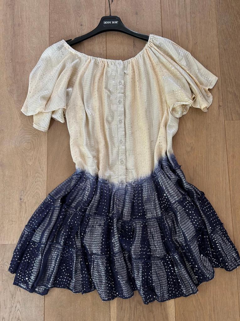GOLD AND SILVER jurk tiedye met pailletjes mt TU, Kleding | Dames, Jurken, -, Verzenden, Parijs, Nieuw