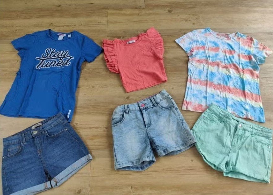Zomer setjes korte broeken en shirts maat 146 152 Nik&Nik, Ophalen of Verzenden, Zo goed als nieuw, Meisje