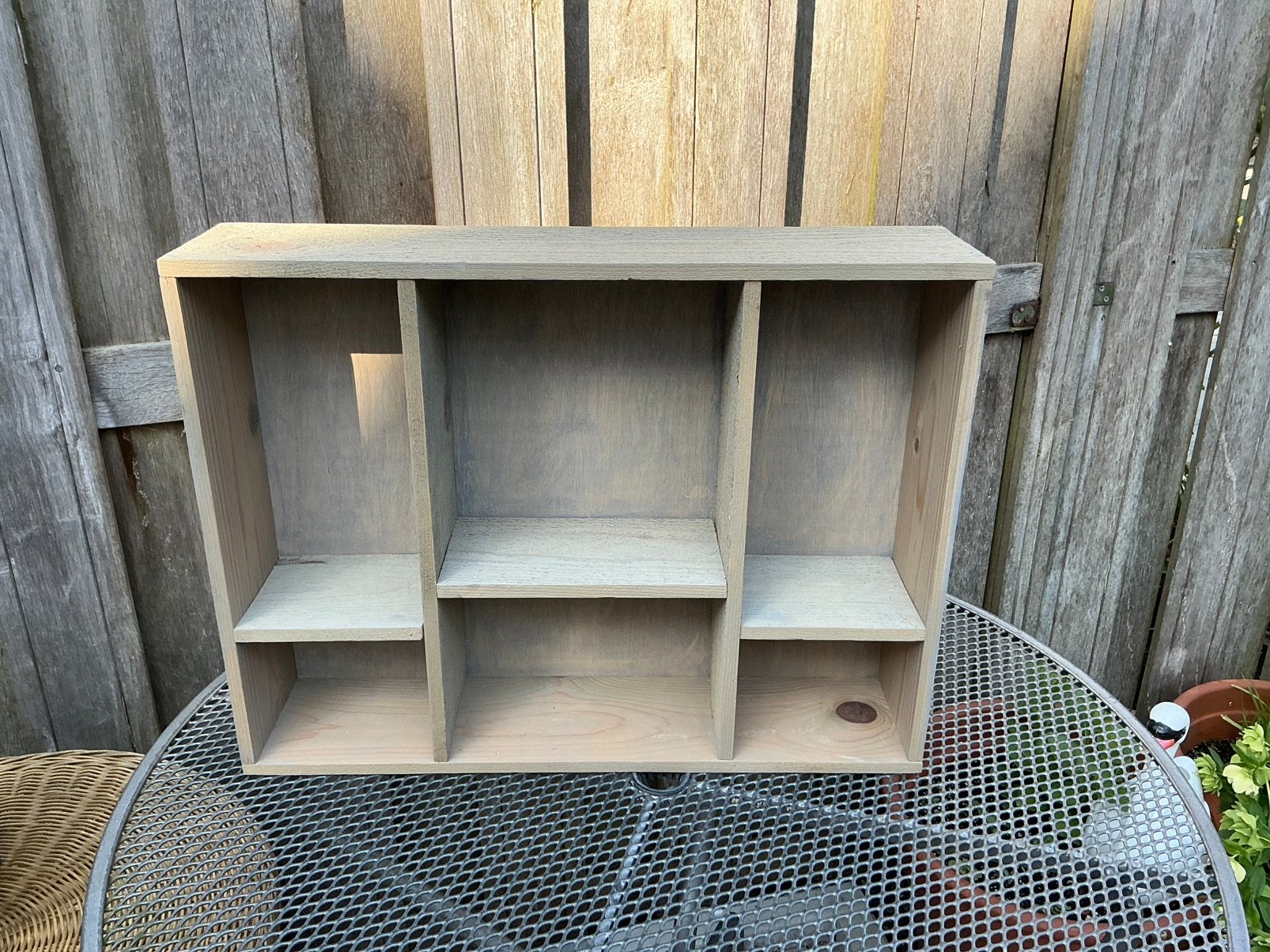 HOUTEN VAKKENKAST KAST VAKKEN BAK STEIGERHOUT 45-60 NIEUW, Ophalen of Verzenden, Nieuw