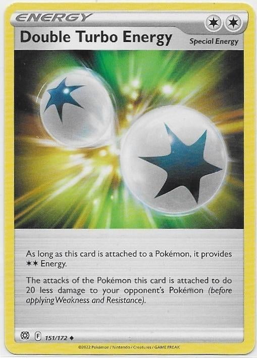 Brilliant Stars,  Double Turbo Energy [uncommon] 151/172, Verzenden, Nieuw, Losse kaart