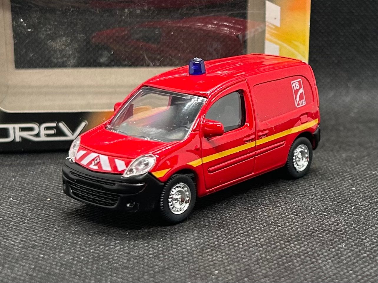 Norev Renault Kangoo Brandweer 1:64 OVP, Verzenden, Zo goed als nieuw, Auto