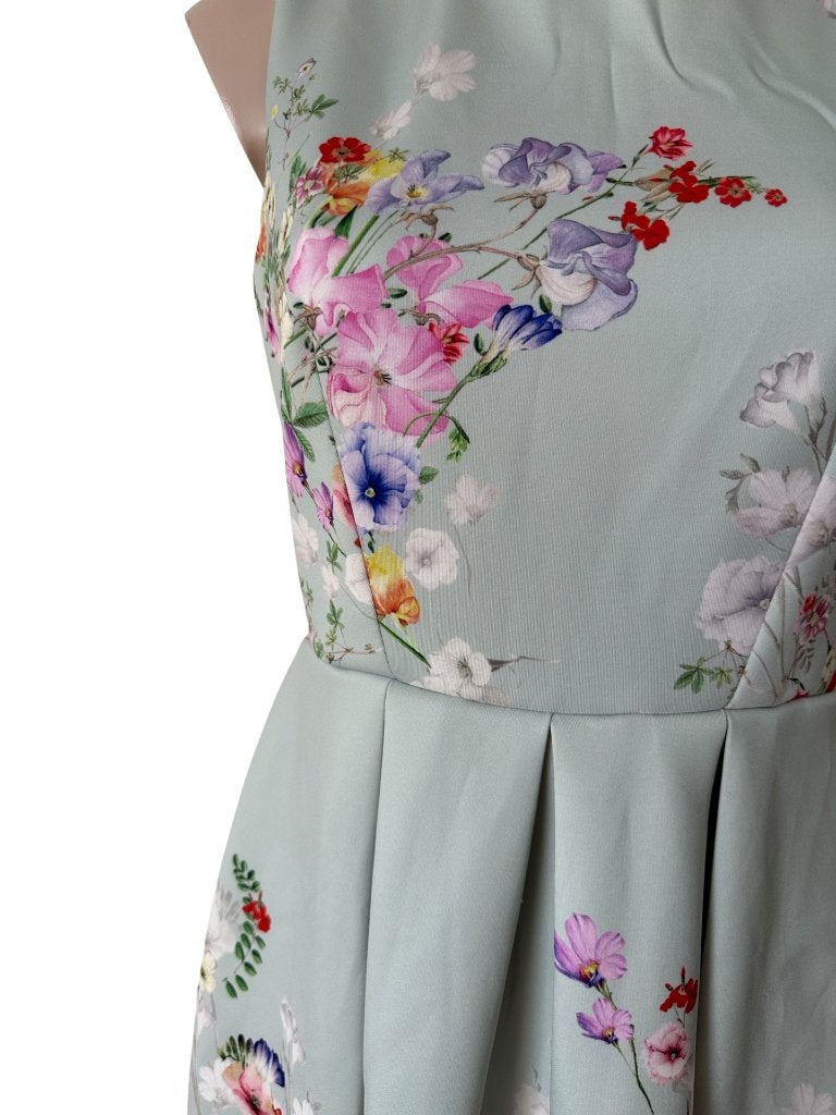 Closet jurk M, Kleding | Dames, Jurken, Blauw, Ophalen of Verzenden, Zo goed als nieuw, Onder de knie