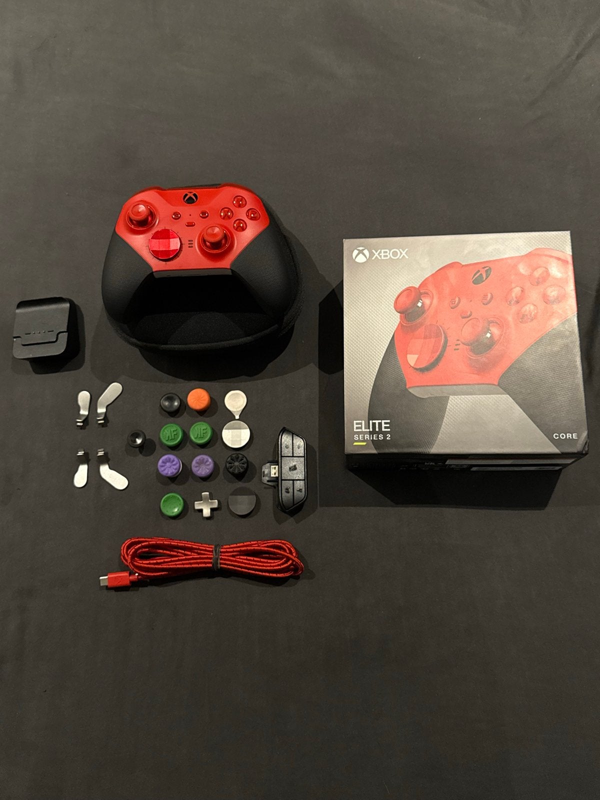Xbox Elite Controller Series 2 met veel extra accessories, Spelcomputers en Games, Ophalen of Verzenden, Zo goed als nieuw, Xbox One