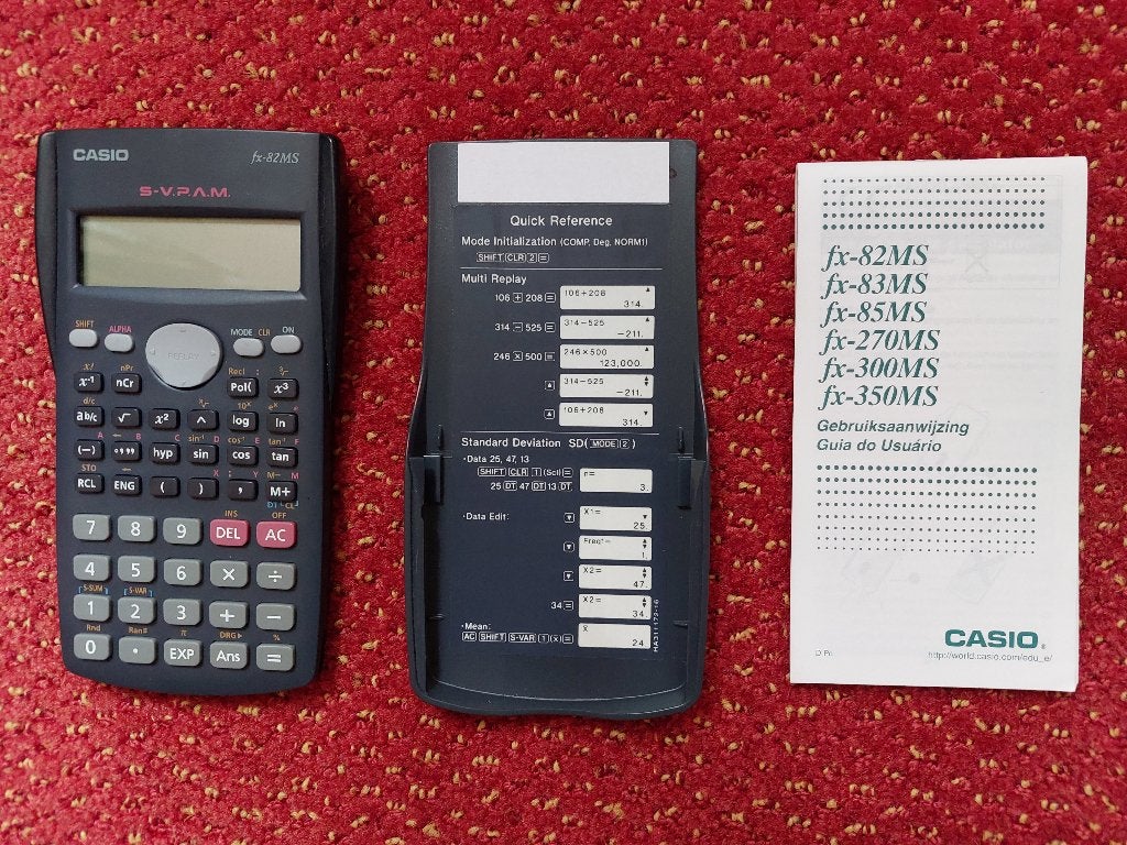 Rekenmachine of calculator, Ophalen of Verzenden, Zo goed als nieuw