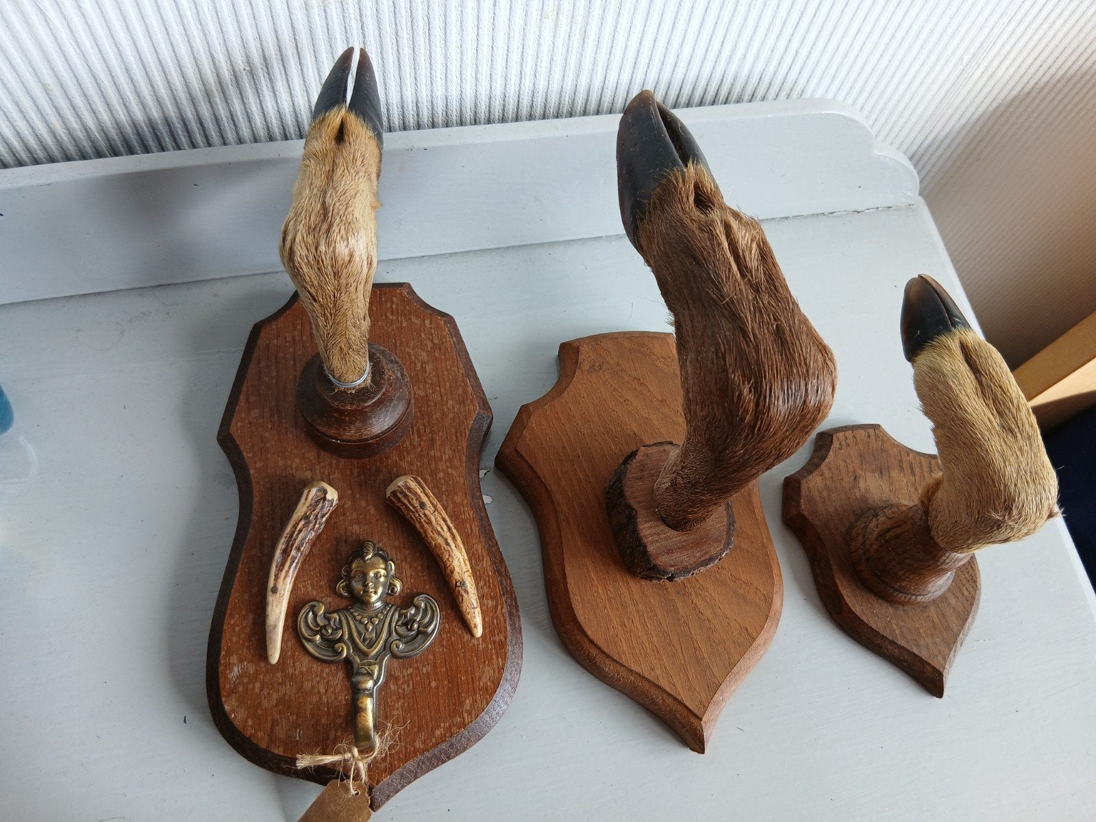 brocante kapstokje  Reepoot, Antiek en Kunst, Ophalen of Verzenden