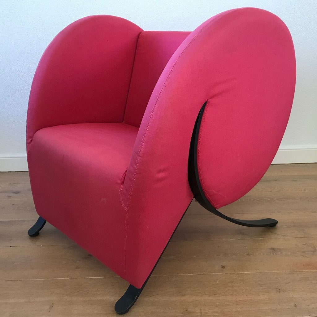 Arflex Virgola Yaakov Kaufman fauteuil stoel, Huis en Inrichting, Gebruikt, 75 tot 100 cm, Ophalen of Verzenden, Nvt