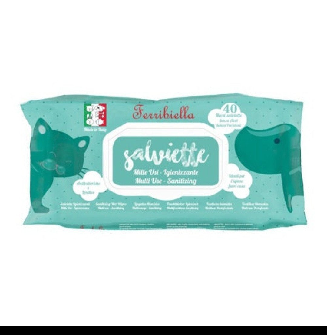 Ferribiella Salviette Multi Use - Sanitizing (40 stuks), Ophalen of Verzenden, Nieuw