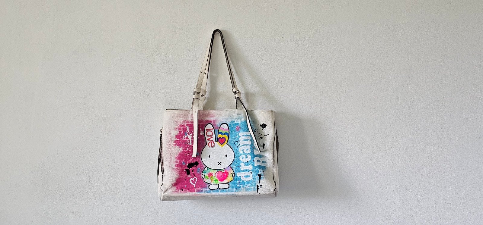 Unieke handbeschilderde Gianni Chiarini designertas, Sieraden, Tassen en Uiterlijk, Tassen | Damestassen, Ophalen of Verzenden
