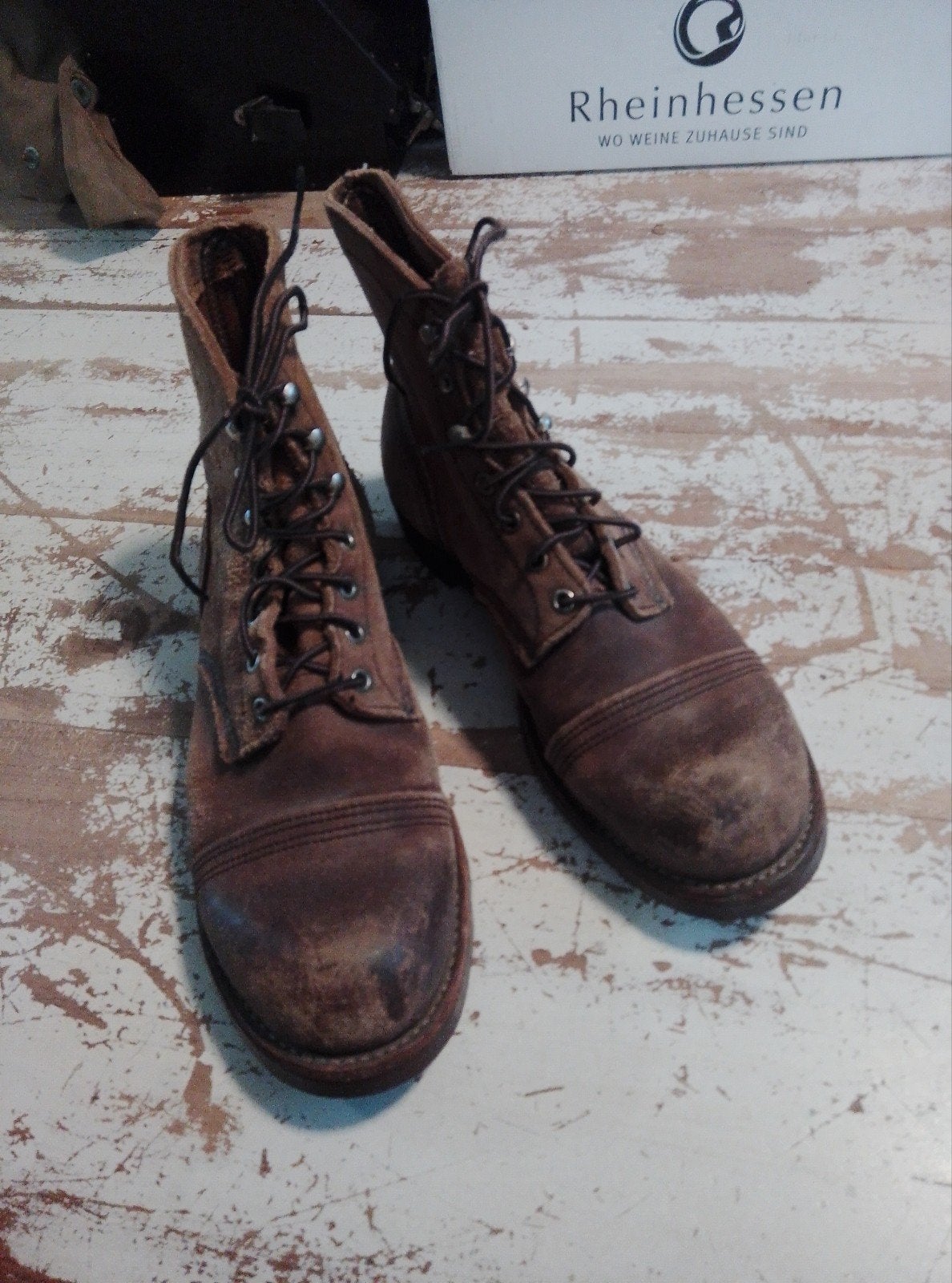 Red Wing Shoes 8113 Heren Boots Maat 45D, Bruin, Ophalen of Verzenden, Zo goed als nieuw, Red Wing Shoes