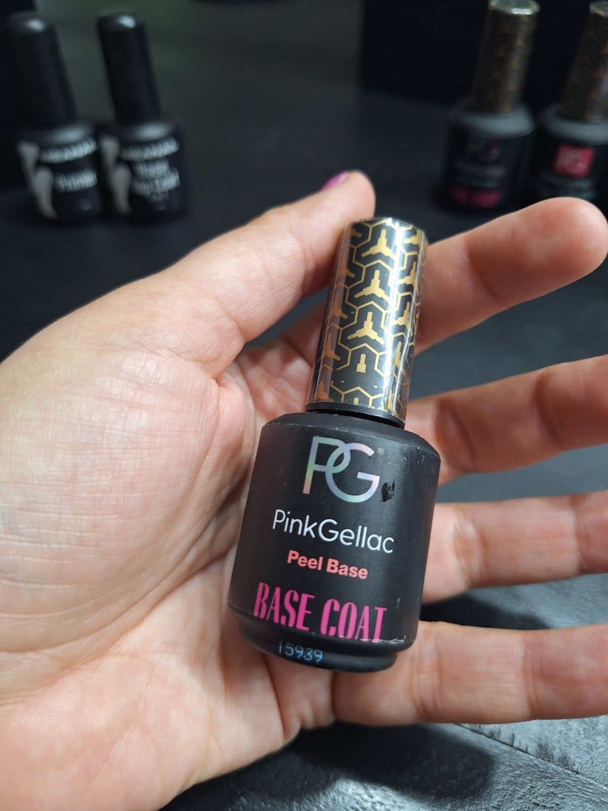 Pink gellac - basecoat peel base, Ophalen of Verzenden, Zo goed als nieuw, Overige typen